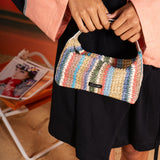 Sol Raffia HandBag - Prism