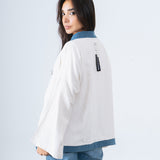 The LND Kimono Beige with Stitched Pockets