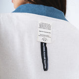 The LND Kimono Beige with Stitched Pockets