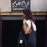 Jean-ius Reversible Tote Bag - Black