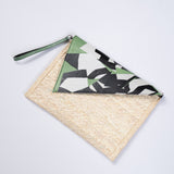 Bay Clutch - Green Origami