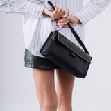 Luxe Lolita Shoulder Bag - Black