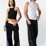 Everyday Pants in Black and Blue