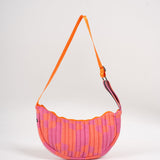 Round Shoulder Bag - Peach