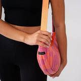 Round Shoulder Bag - Peach
