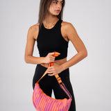 Round Shoulder Bag - Peach