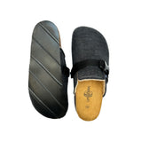 Hop on Sliders - Black Denim