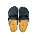 Hop on Sliders - Black Denim
