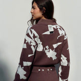 Brown Confetti Knit Set