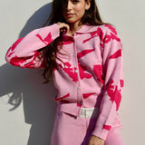 Pink Confetti Knit Set