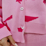 Pink Confetti Knit Set