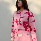 Pink Confetti Knit Set