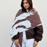 Brown Confetti Scarf