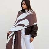 Brown Confetti Scarf