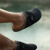 Hop on Sliders - Black Denim
