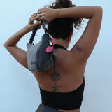 Denim Affair Mini Luna in Black Denim