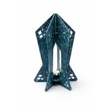 Mini Sculptural Lantern - Teal