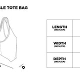 Jean-ius Reversible Tote Bag - Black