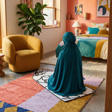 Spring Roll Prayer Mat - White Confetti