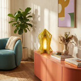 Sculptural Lantern - Yellow