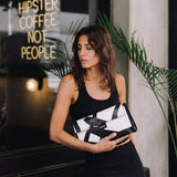 Luxe Lolita Shoulder Bag - White Confetti