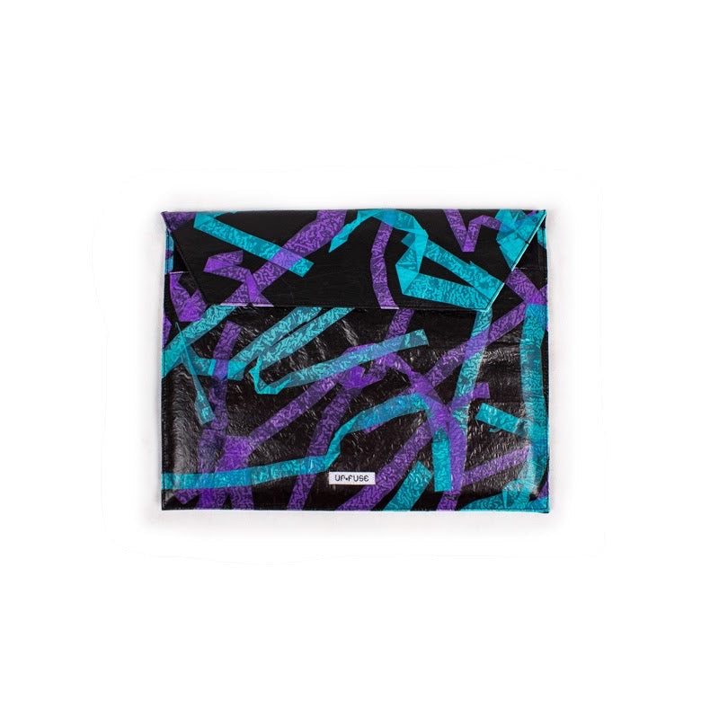 Black Blue Purple Laptop Case